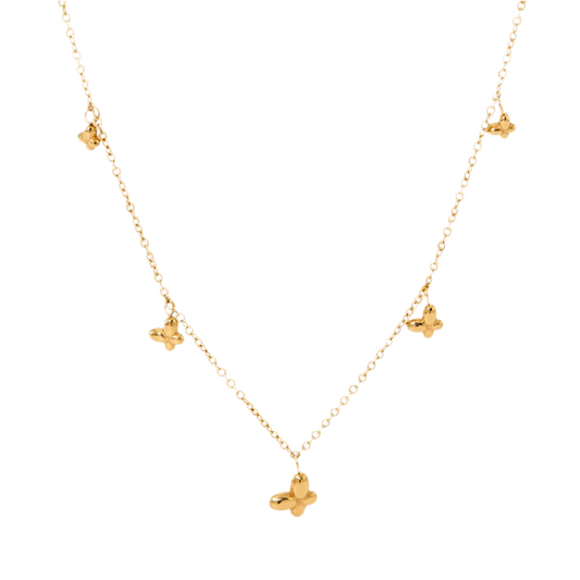 Dainty butterfly necklace