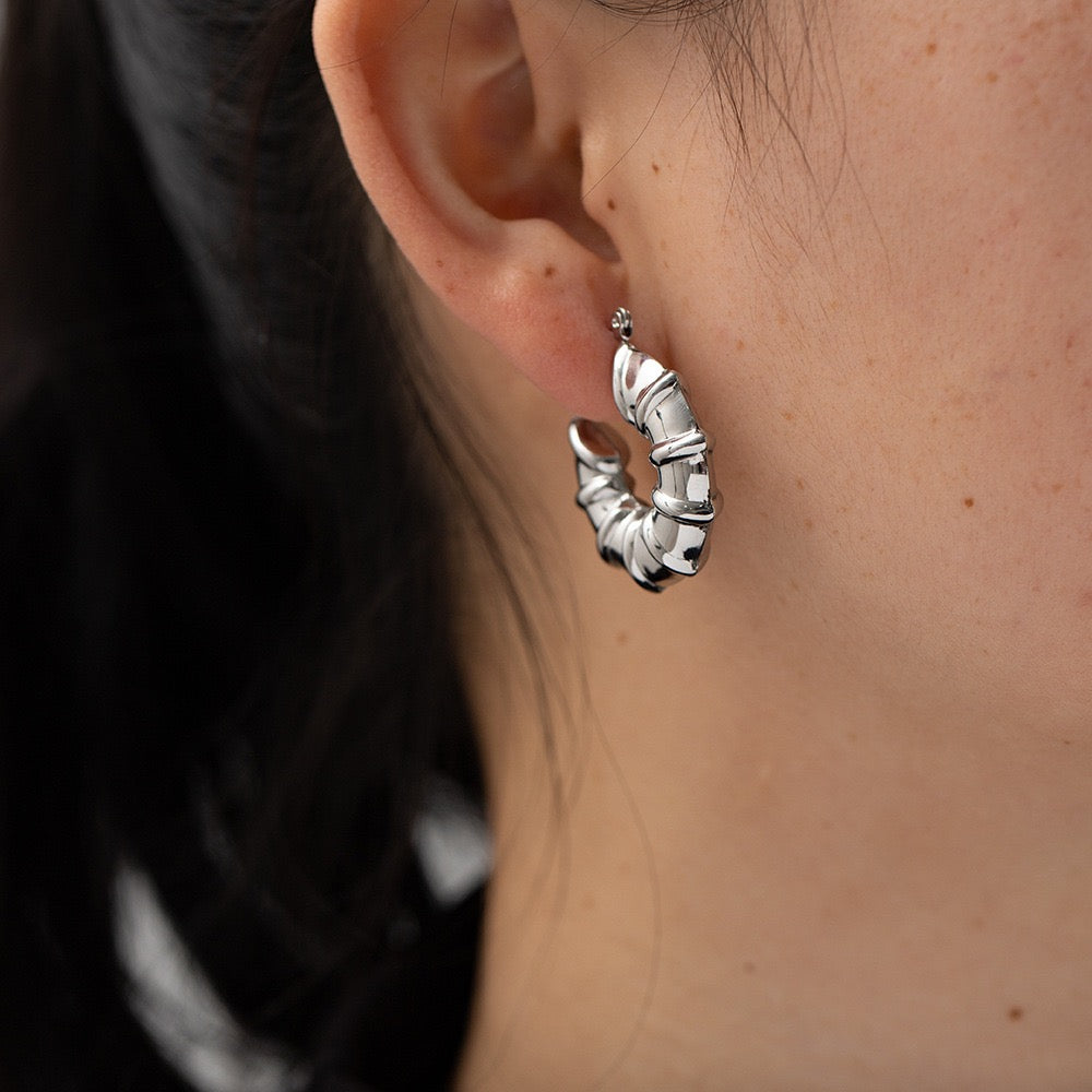 Katrina Stainless steel hoops collection