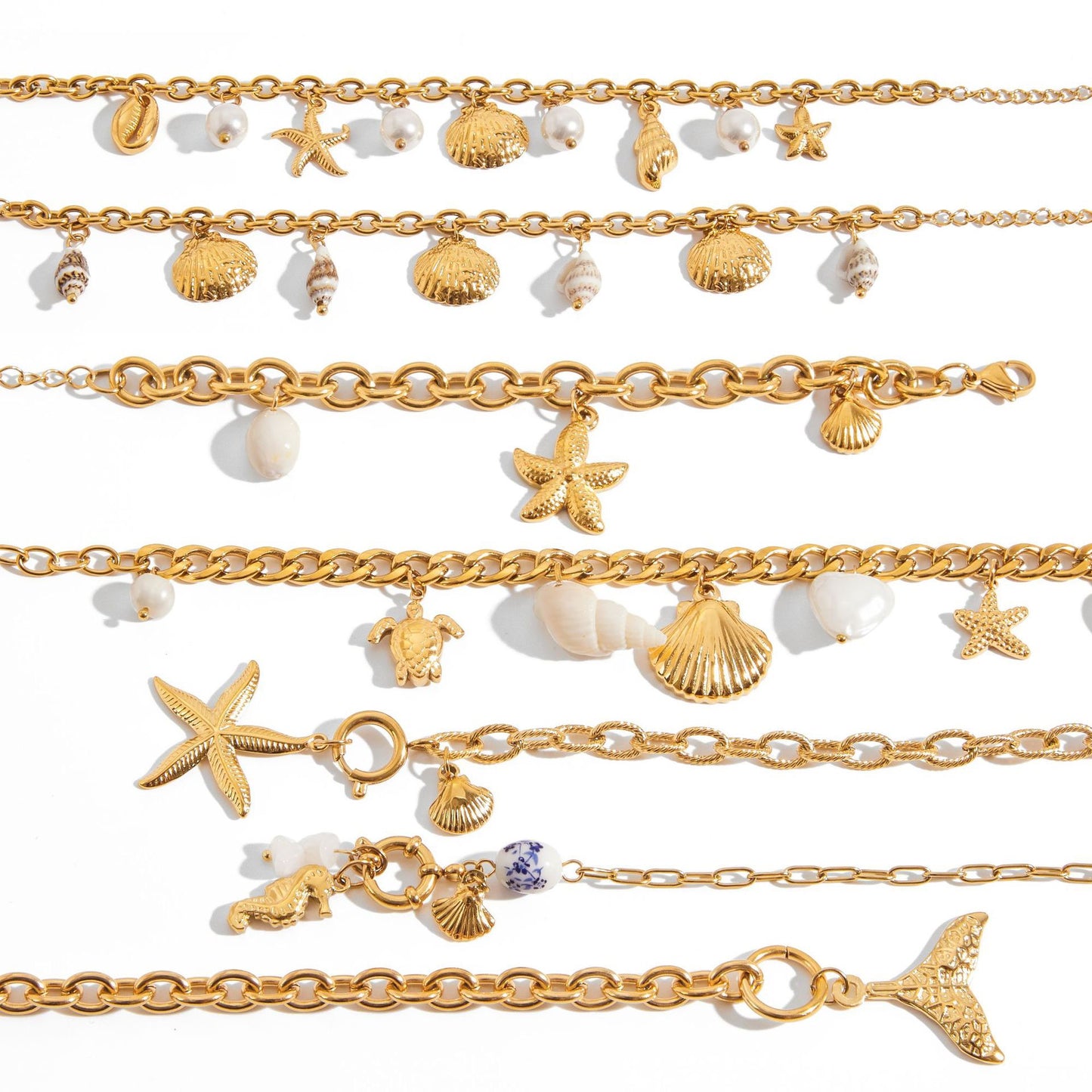 Starfish bracelet collections