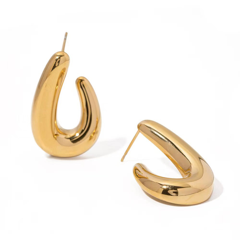 Texas square gate earrings