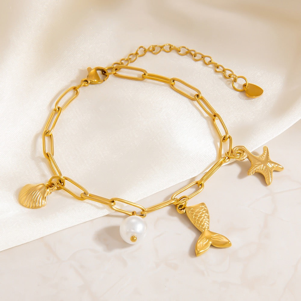 Kevin Bondi summer ocean charm bracelets