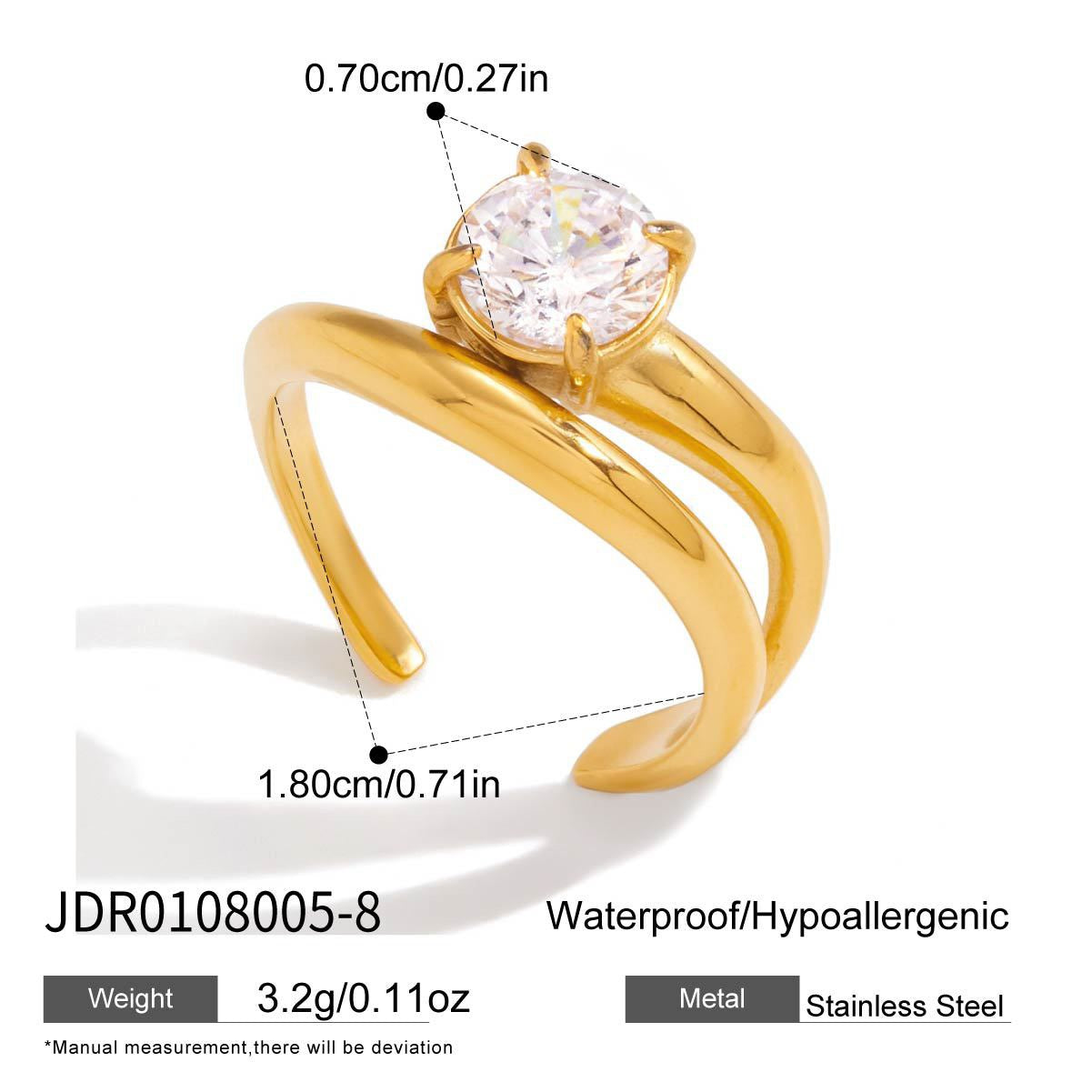 Valencia Zirconia Statement Ring