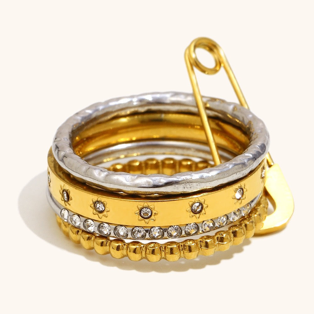 Penny pin layer ring