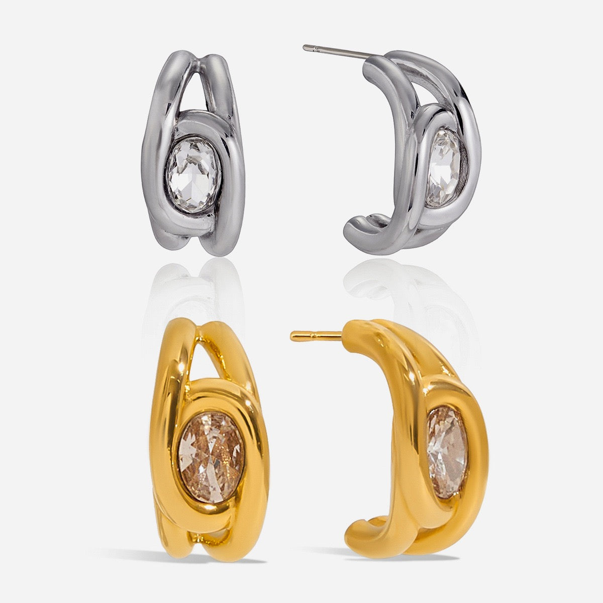 Lexie rock earrings