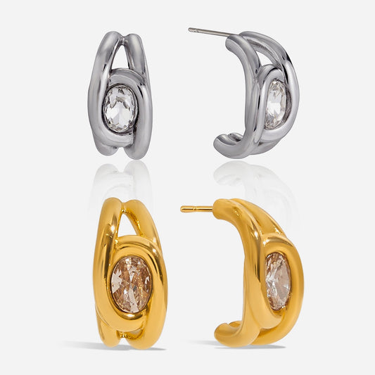 Lexie rock earrings