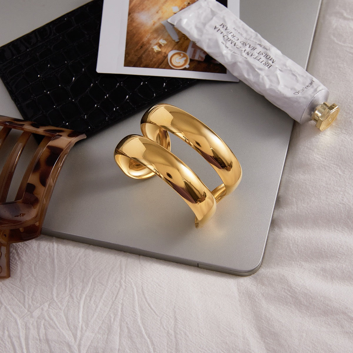 Big statement layer bangle