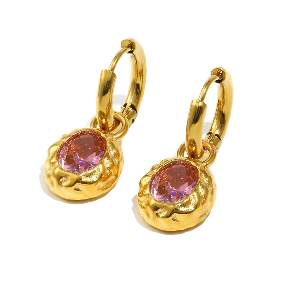 Sugar rock rainbow hoops
