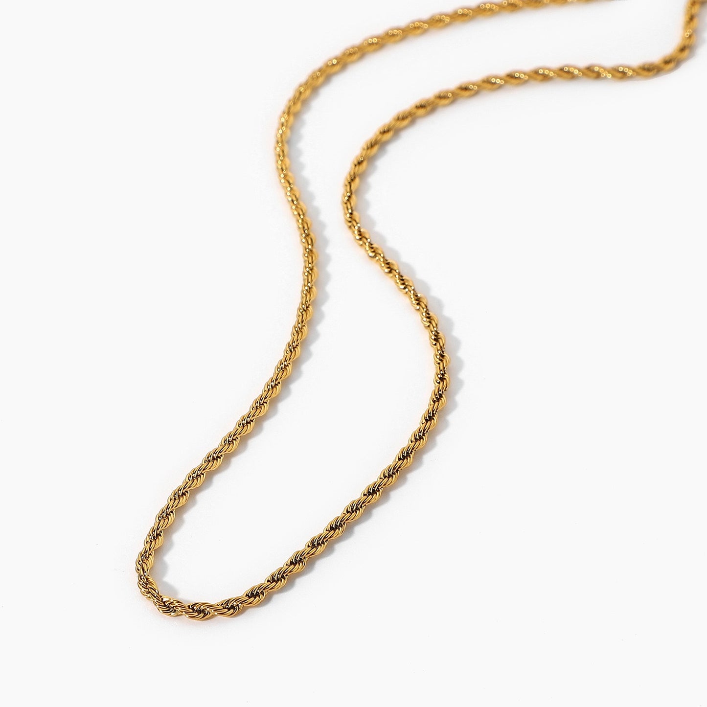 Braid chain necklace