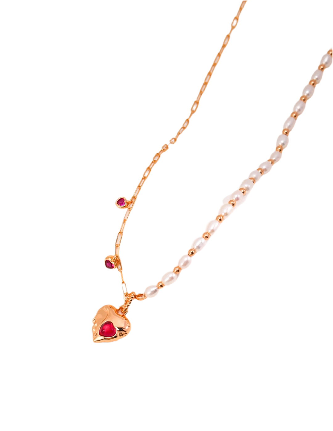 Paddington Red corundum pearl collection