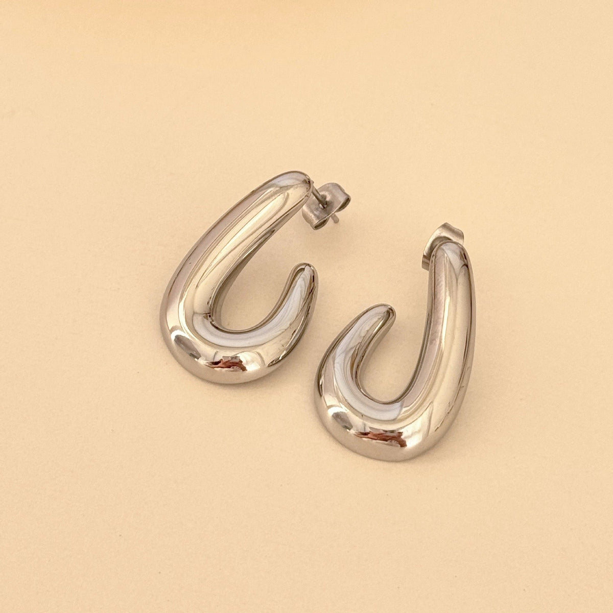 Texas square gate earrings