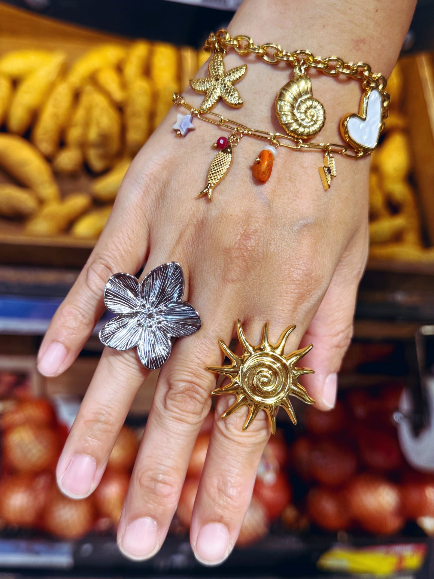 Anny Bondi rainbow charm bracelets collections