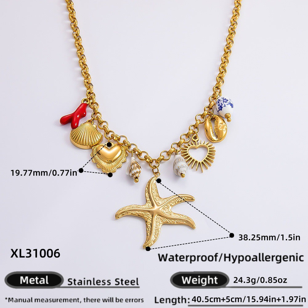 Glen classic dainty starfish earrings