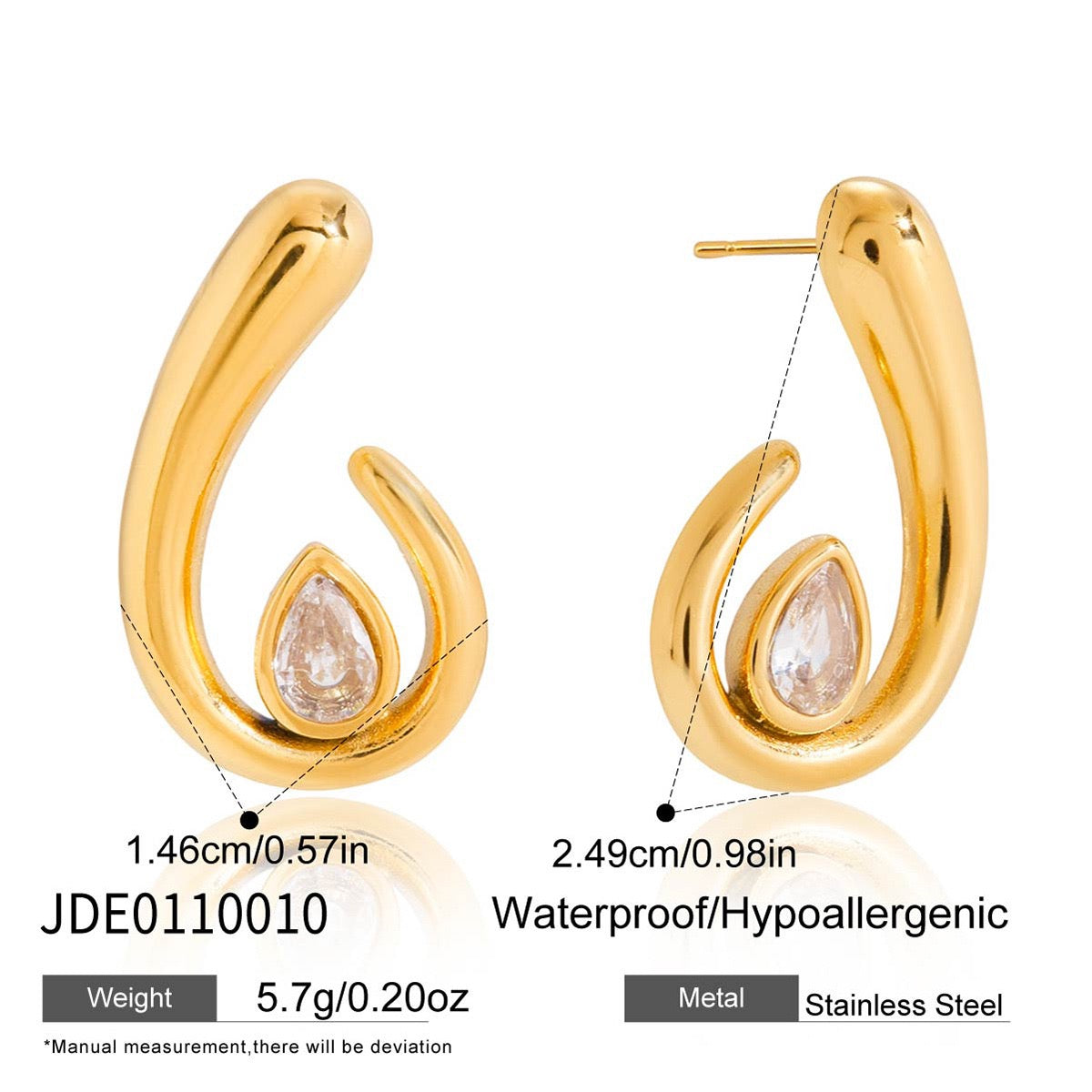 Waterdrop earrings