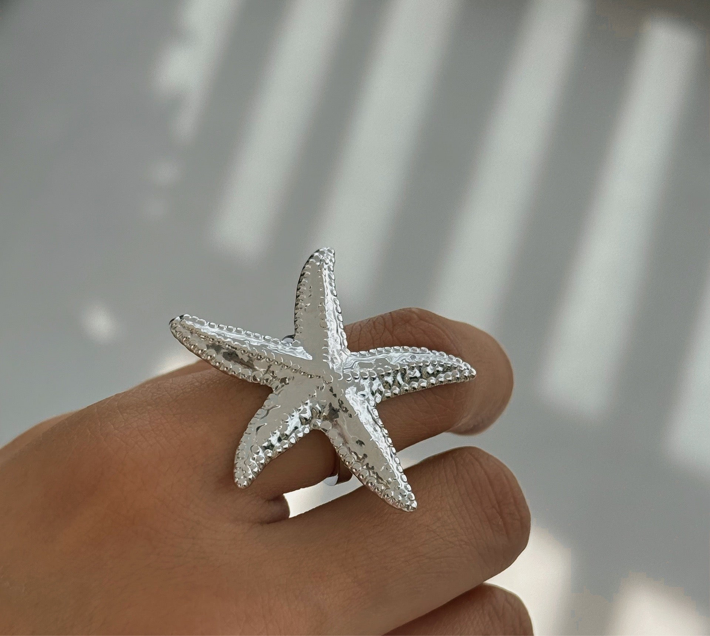 Big starfish and shell set