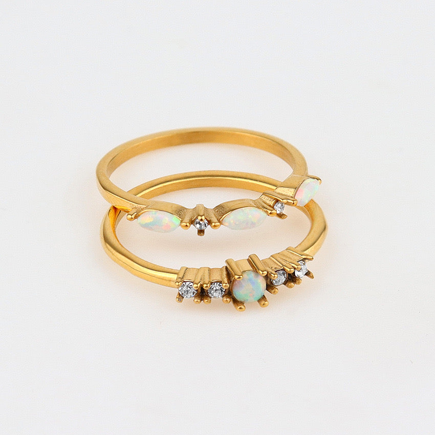 Lauren Precious opal rings