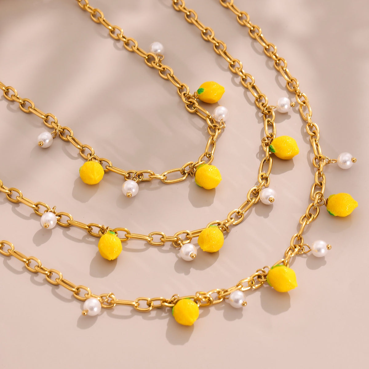 Strawberry fruit charm set collection