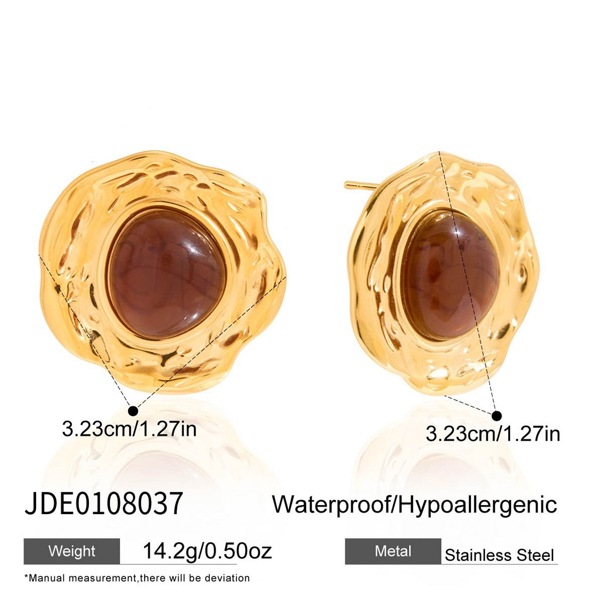 Red Gem earrings