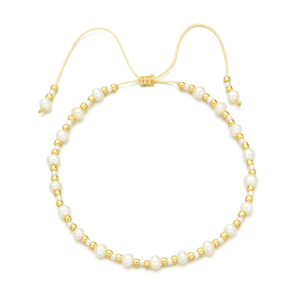 Emilia Mini freshwater pearls handmade bracelet