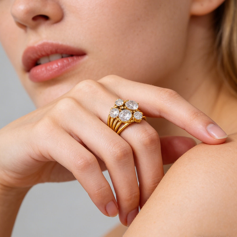 Valencia Zirconia Statement Ring