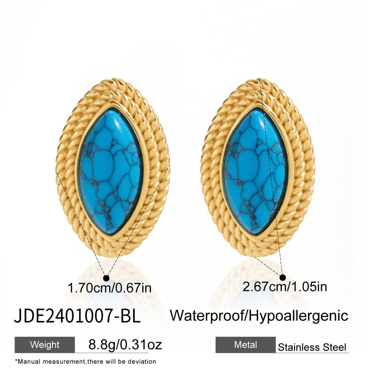 Gem vintage earrings