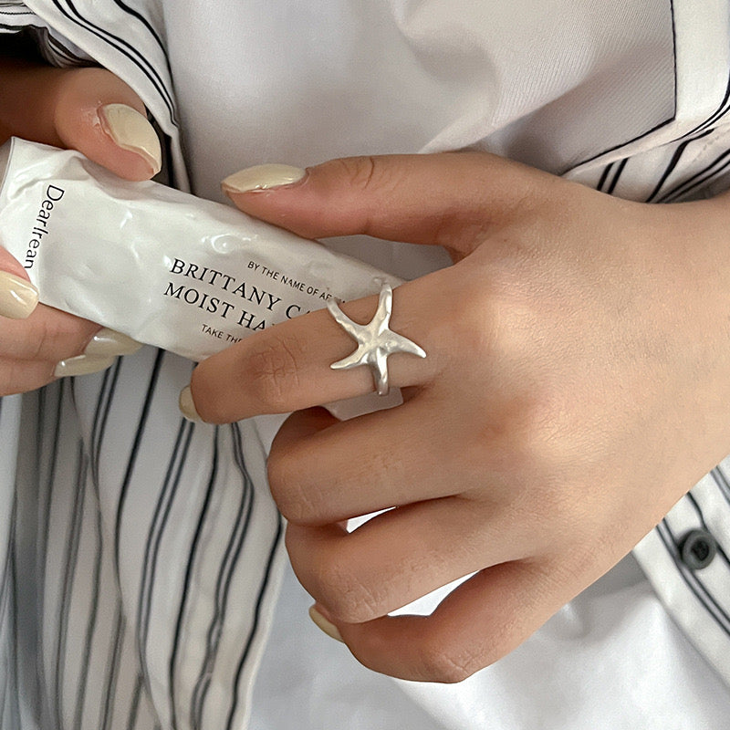 Sophia Sea star Silver ring