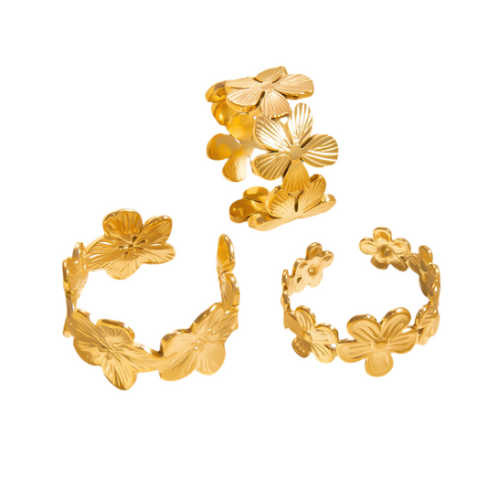 Bondi Candice flower rings