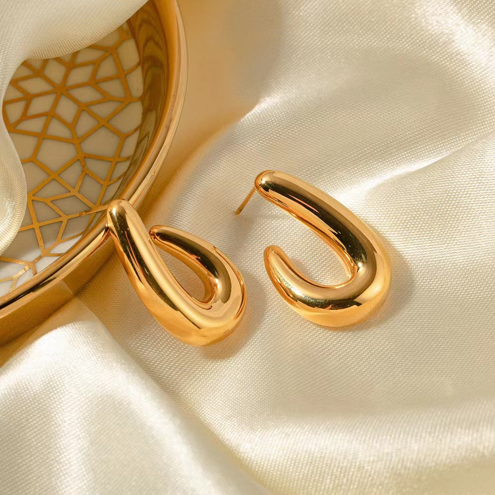 Texas square gate earrings