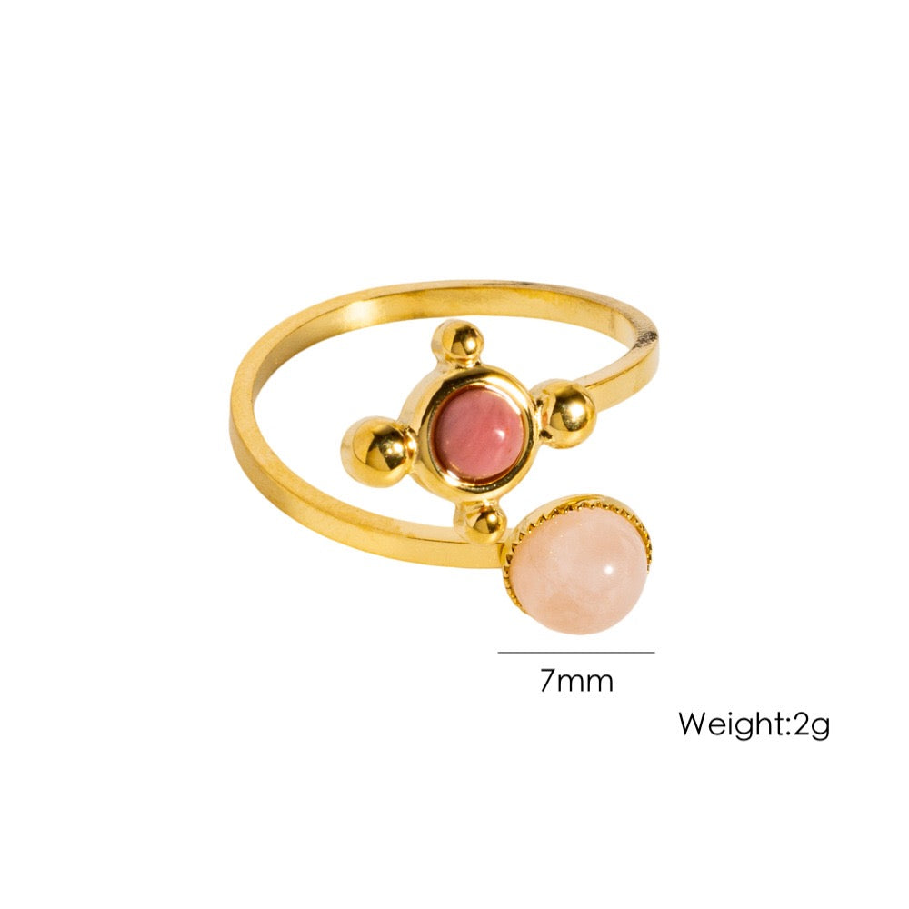 Shooting stars gem rings