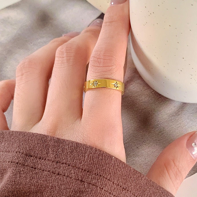 Teresa Octagram star rings