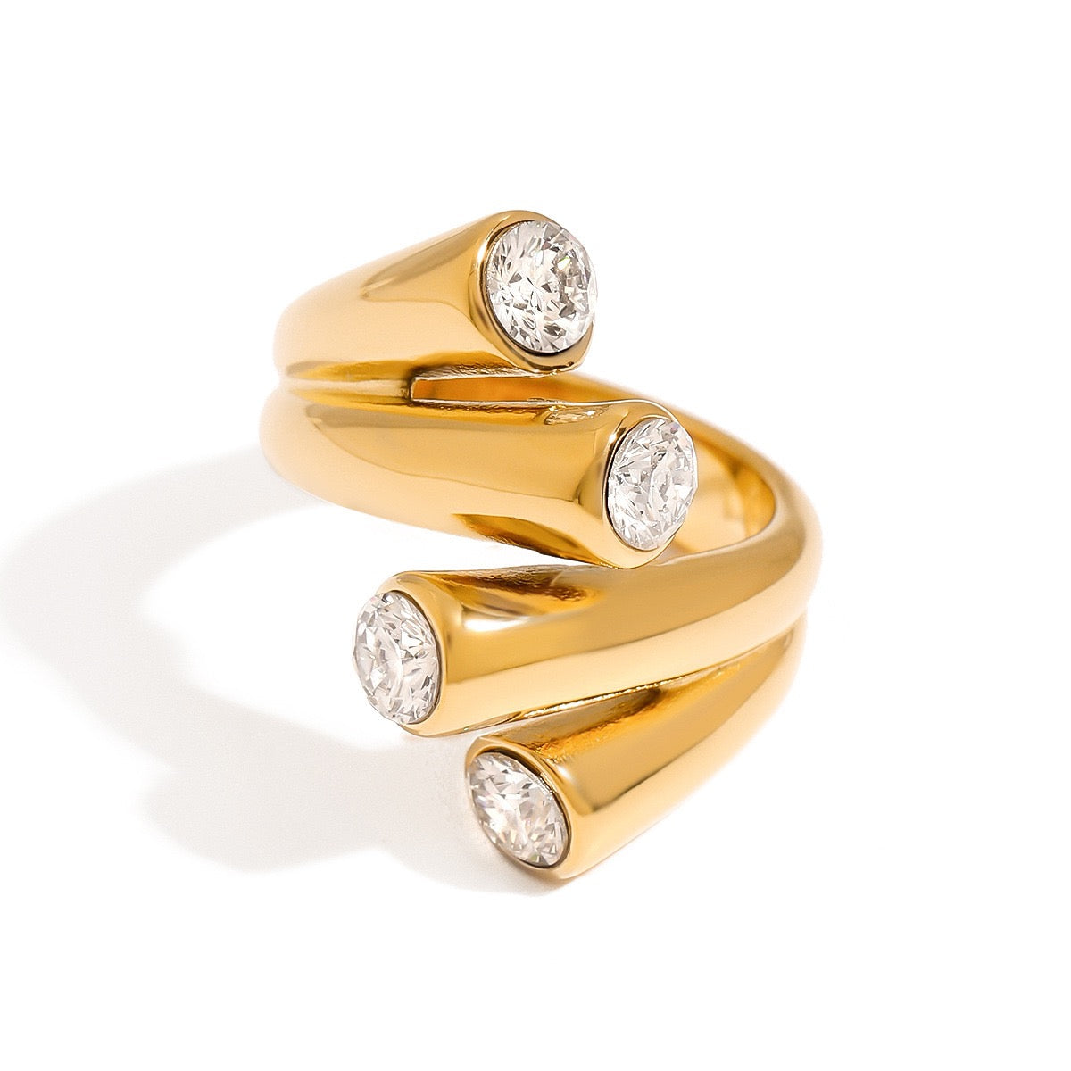 Dorren Double star rings