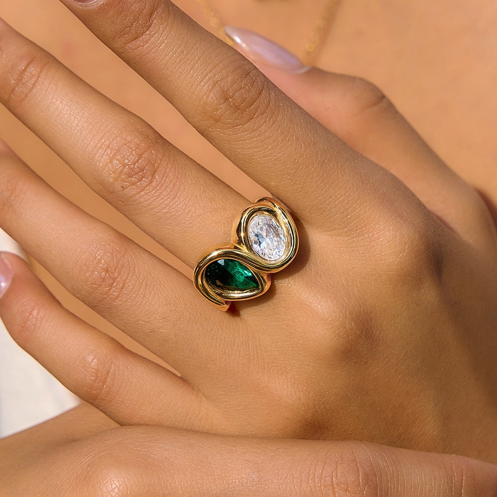 Valentina Emerald Rings