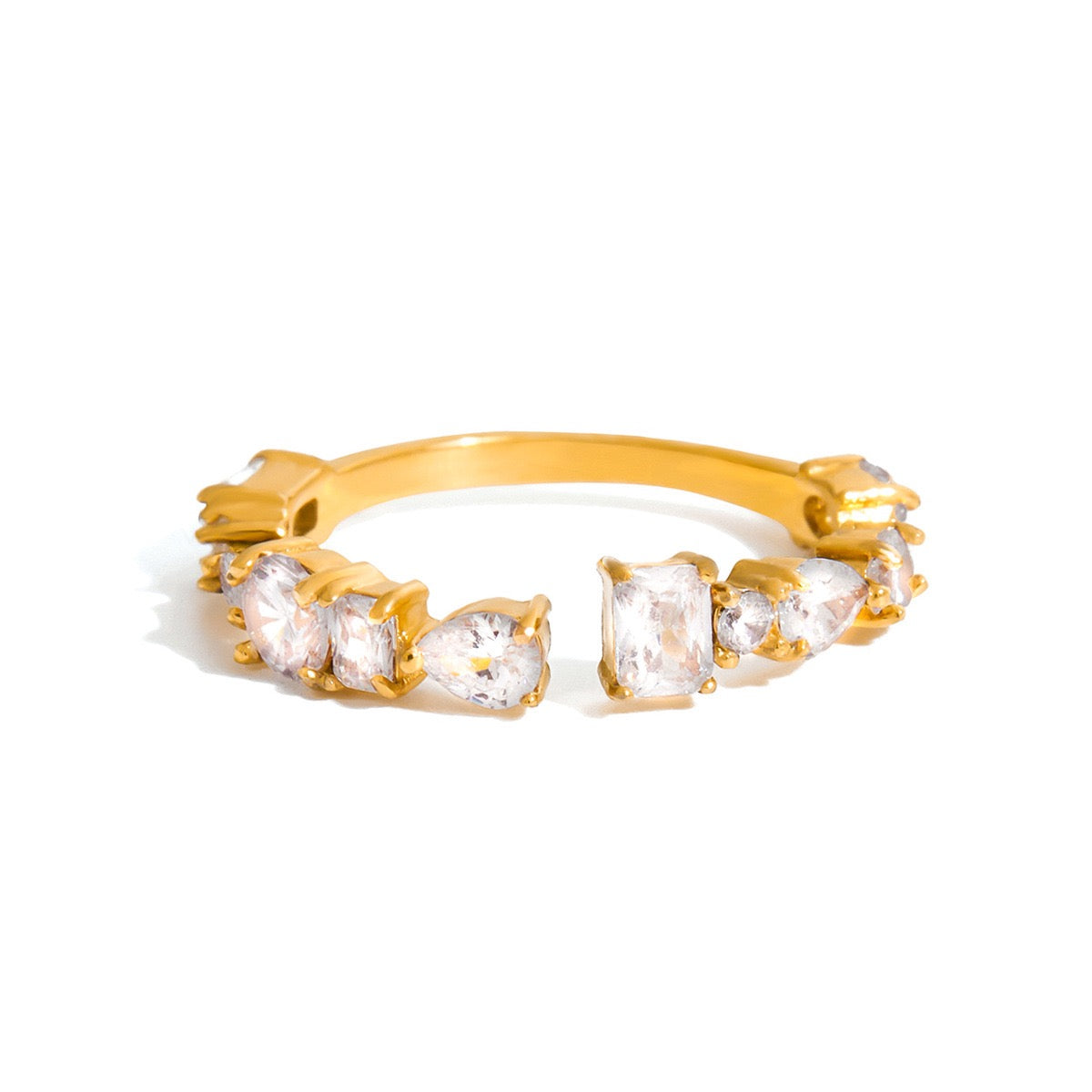 Shine star rock rings