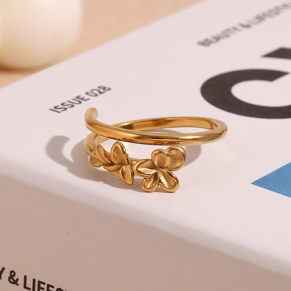 Pedro Flower line rings