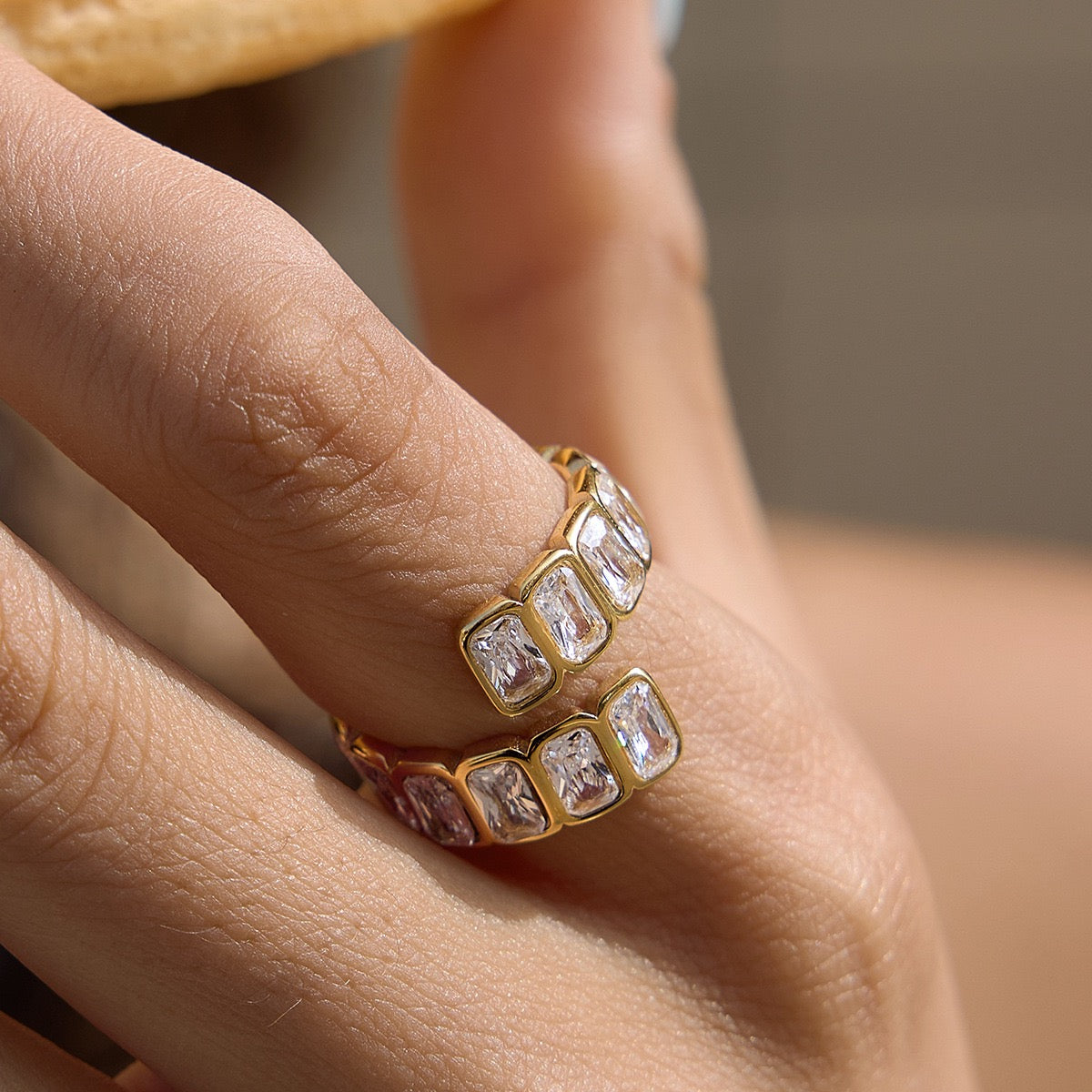 Dorren Double star rings