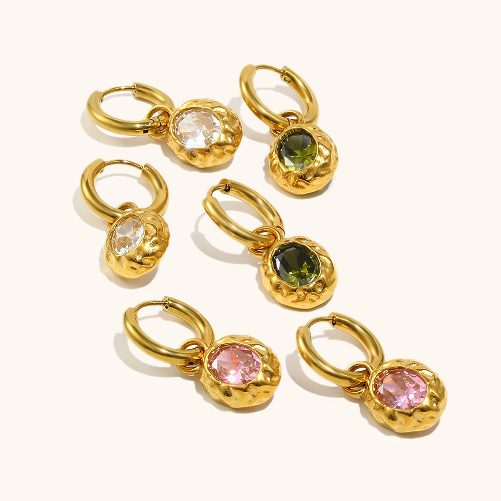 Sugar rock rainbow hoops