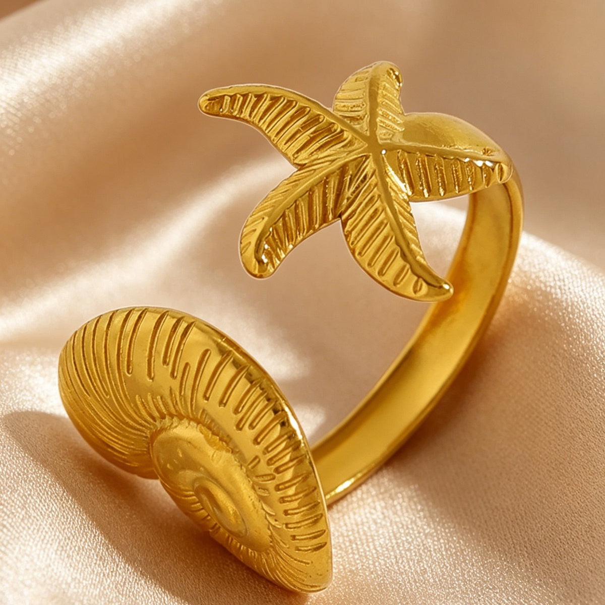 Pearly ocean starfish rings