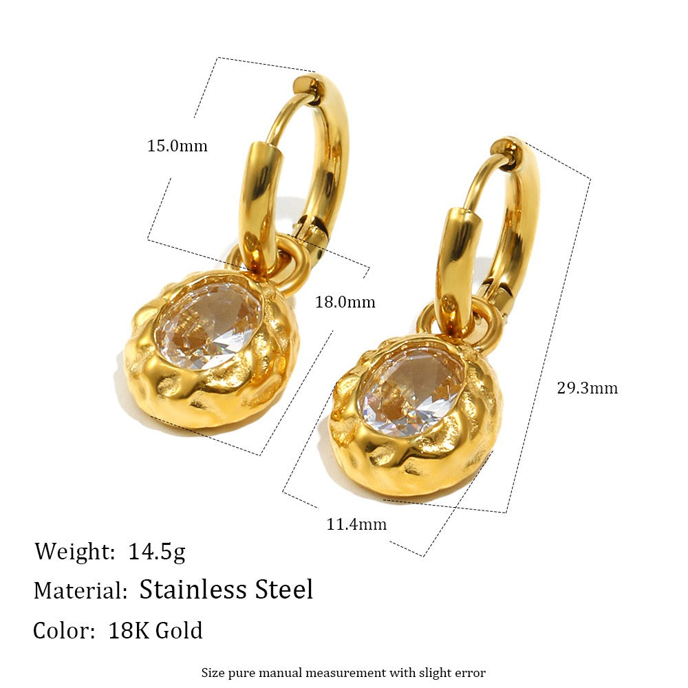 Sugar rock rainbow hoops