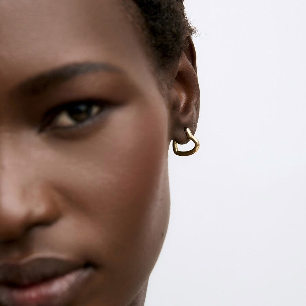 Selene Heart earrings