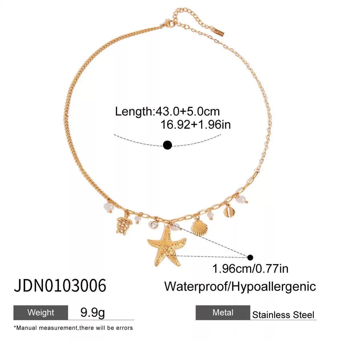 Summer Bondi charm necklaces