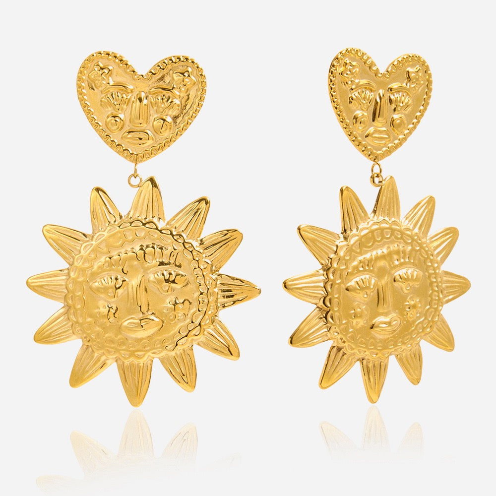 Sun earrings collection