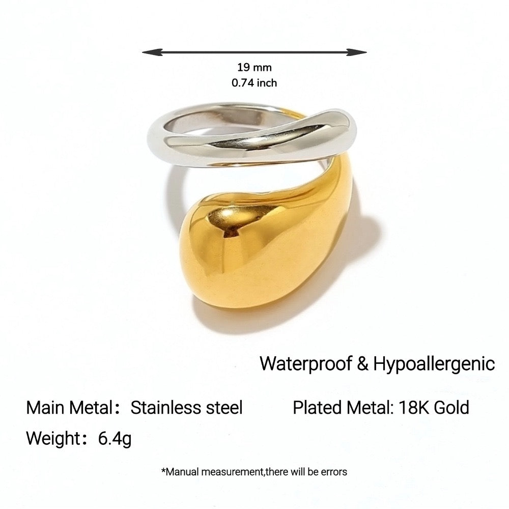 Two tones mix rings