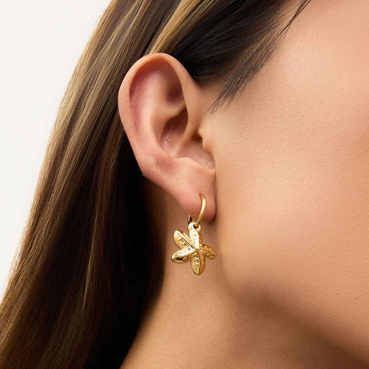 Starfish shell hoops