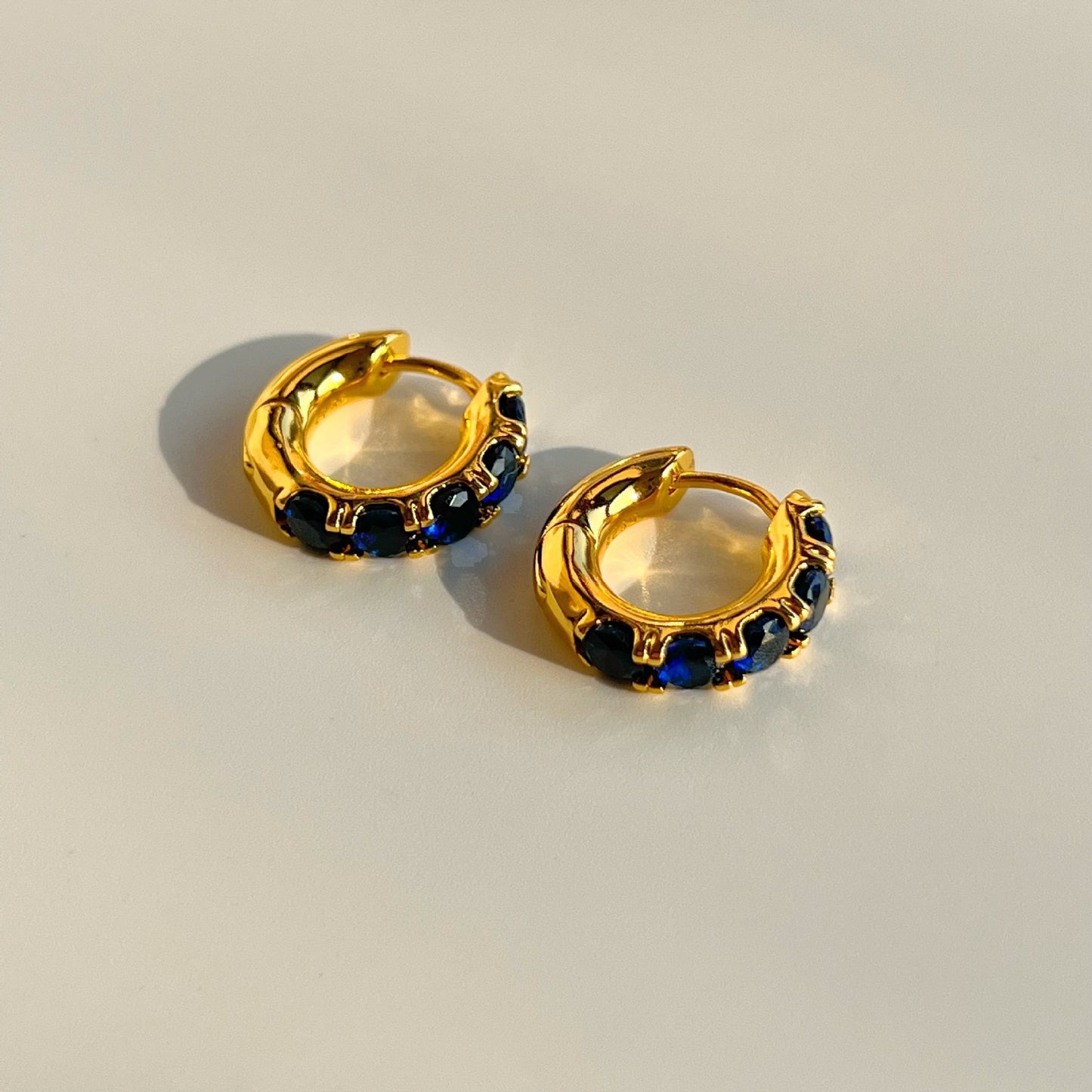 Joliana Classic green little hoops