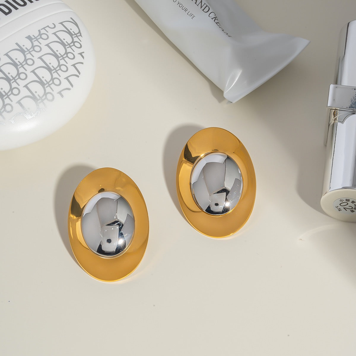 Texas square gate earrings