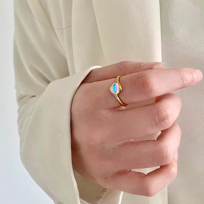 Alxie Moon stone rings