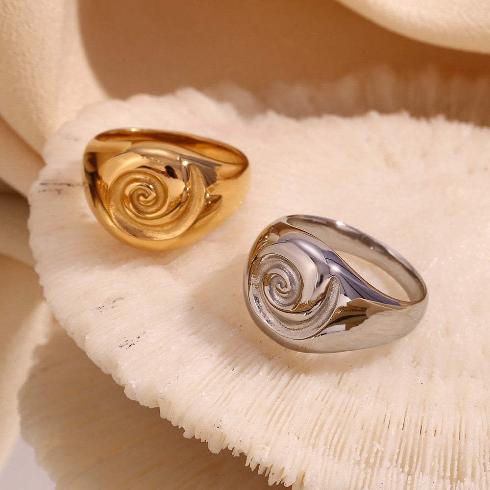 Sakura swirl rings
