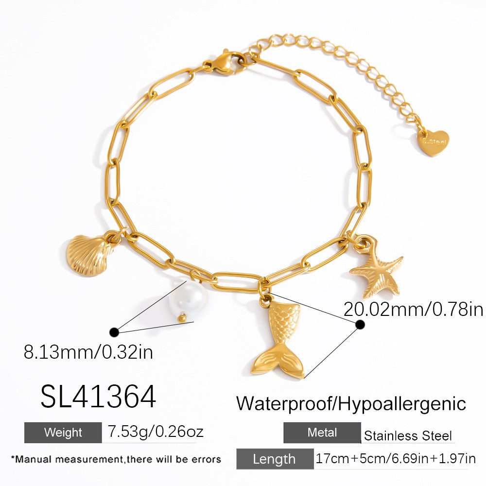 Kevin Bondi summer ocean charm bracelets