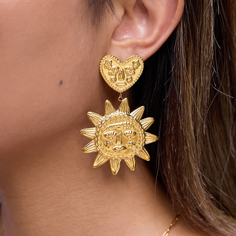Sun earrings collection