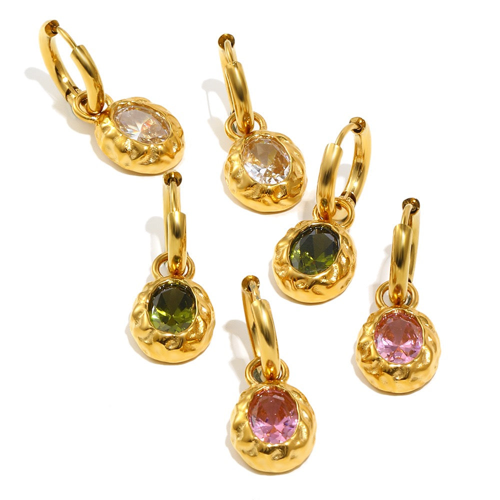 Sugar rock rainbow hoops