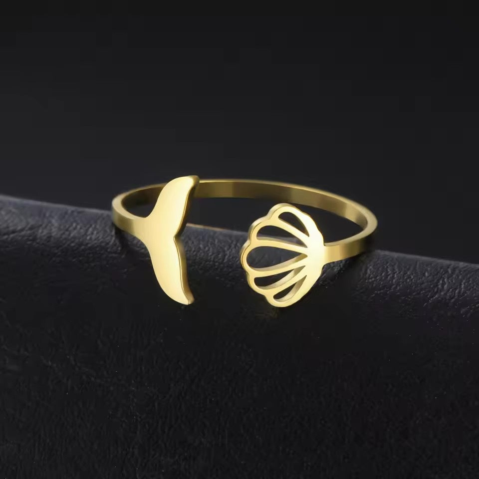 Marina Mermaid Tail Ring
